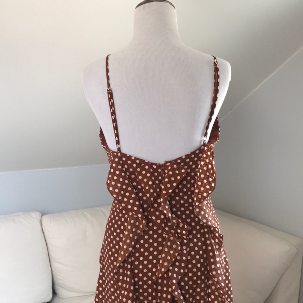 Fanco Maxi Polka Dot Dress Front Slit - Picture 7 of 8